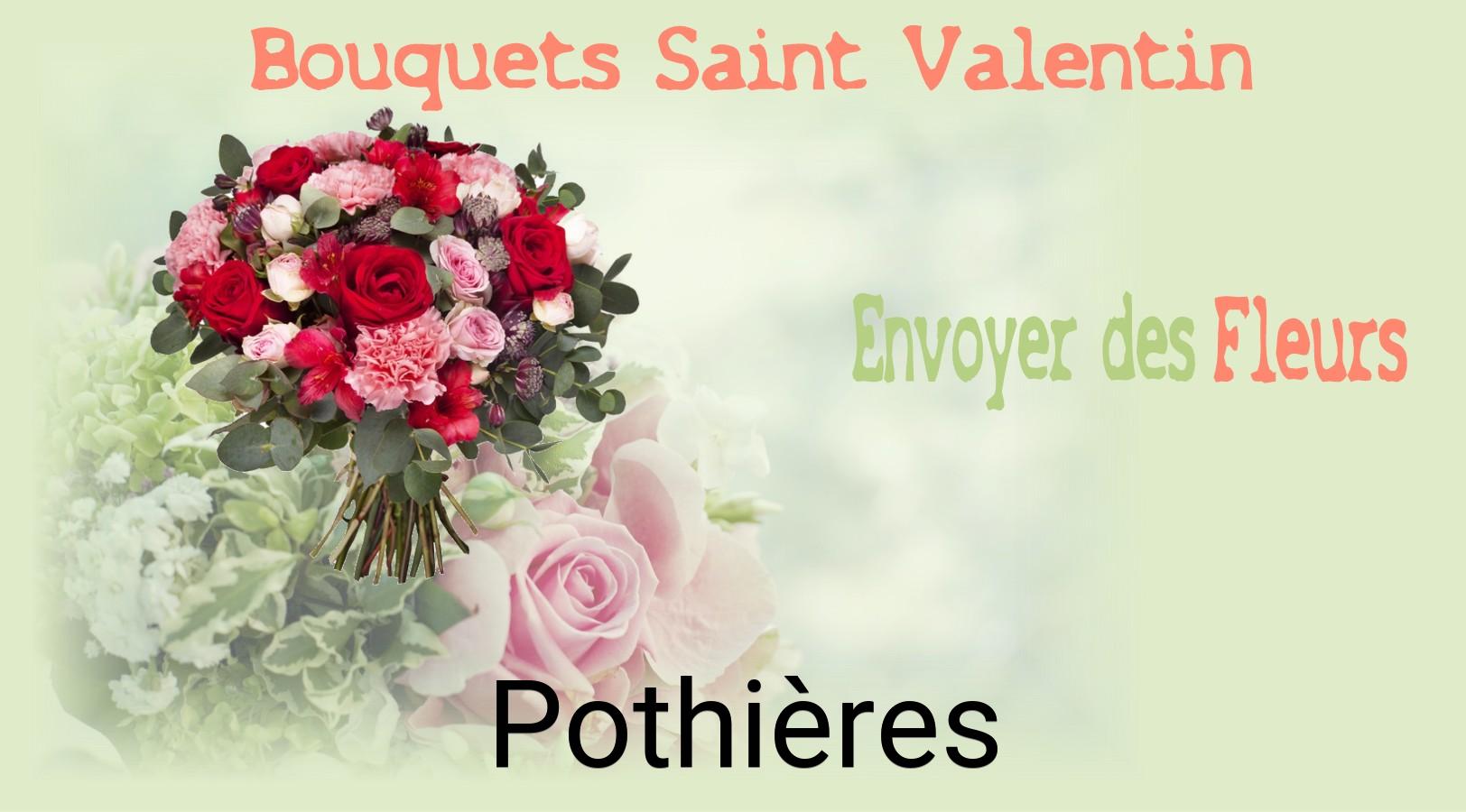 Roses de Saint-Valentin livrées à Pothières